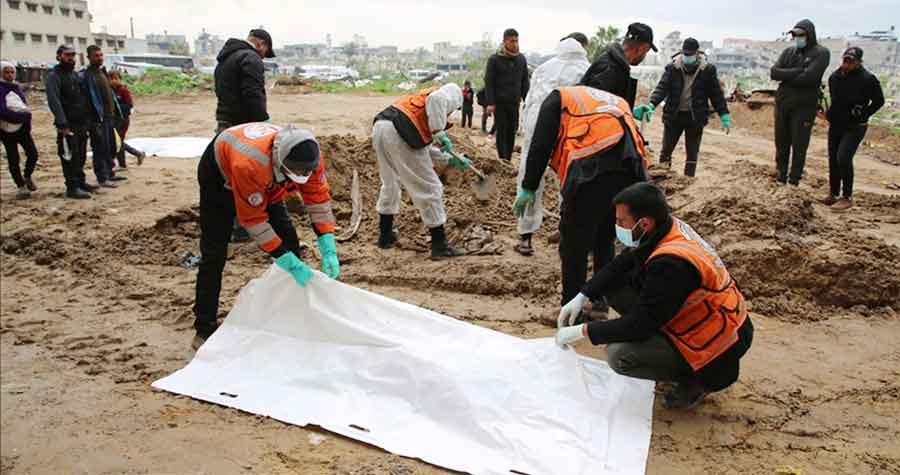 গাজায় ধ্বংসস্তূপের নিচে মিলল আরও ৩০ লাশ